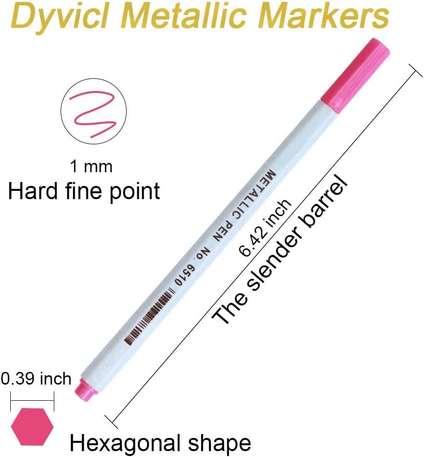 Metallic Markers Fine Point Pens Metallic Markers Marker Pens For Black  Paper 