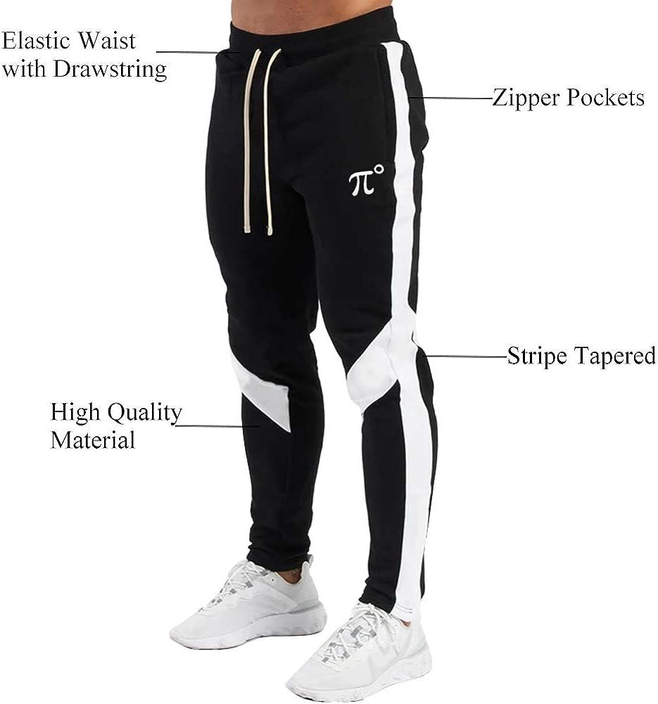PIDOGYM Men's Track Pants,Slim Fit Athletic Sweatpants Joggers