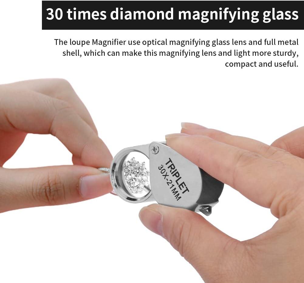 Diamond Tester Pen,Professional Jewelry Diamond Diamond Tester+Magnifying
