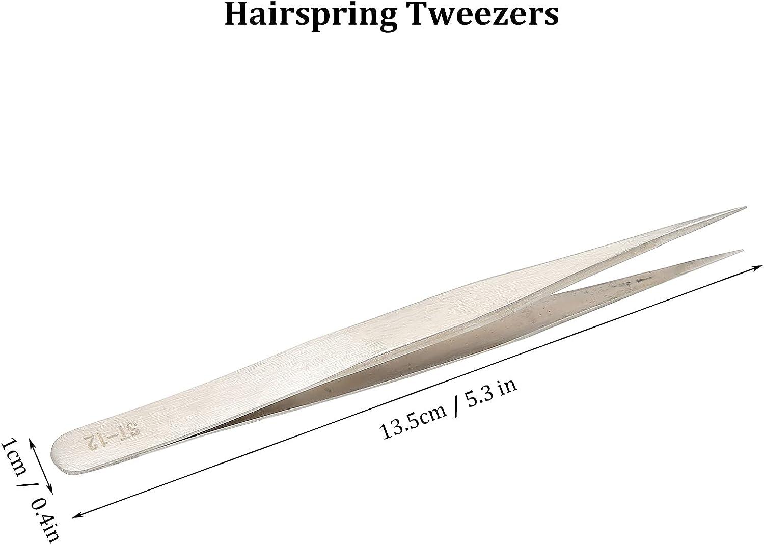 Watch Repairing Tweezers Electronic Maintenance Tweezers Straight Pointed  Tweezers for Sewing Beading DIY Craft Cell Phone