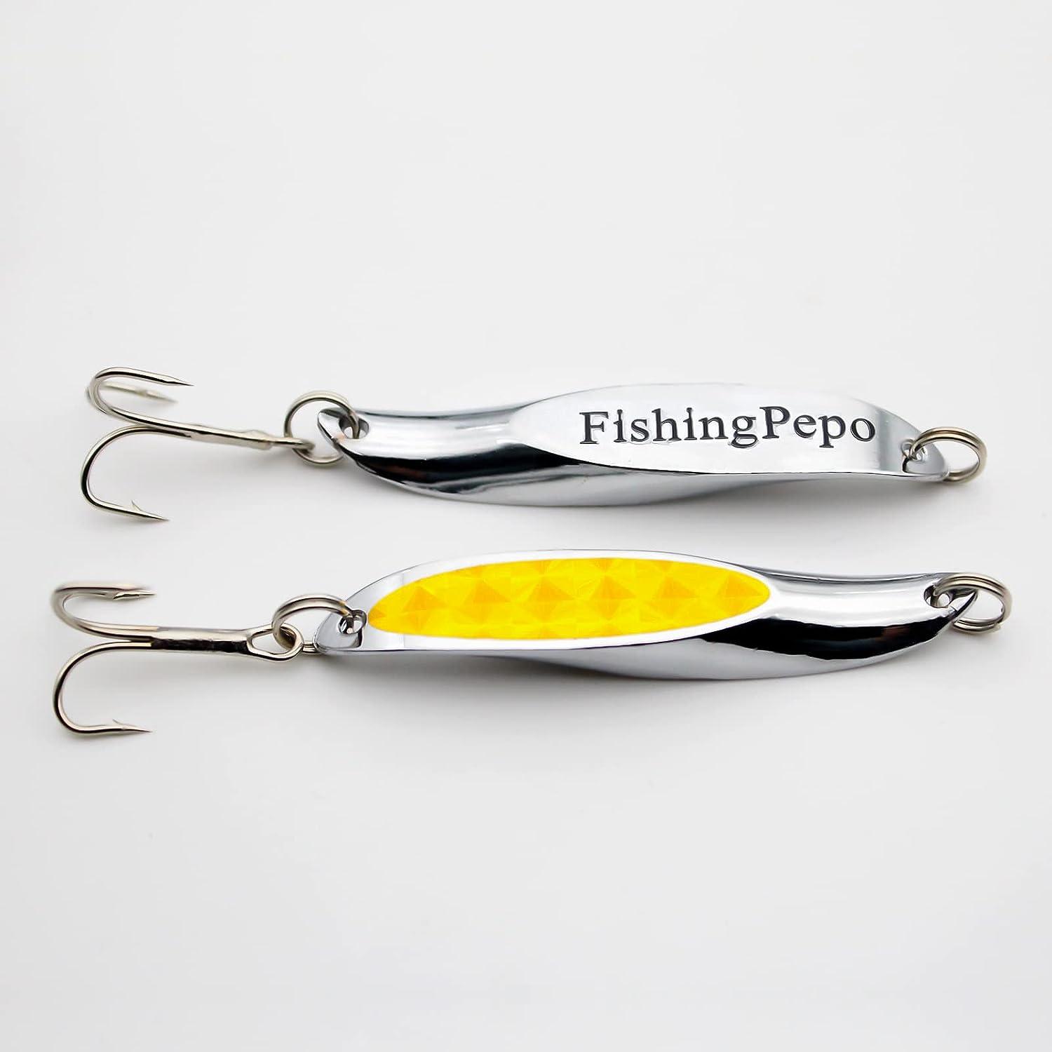 10x Metal Spoon Spinnerbaits Spinner Bait Bass Fishing Lures Kit