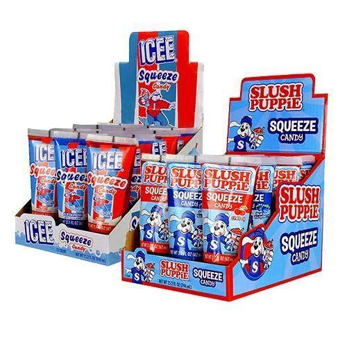 Slush Puppie Squeeze Candy 12 Count Delicious Fruit Flavored Liquid Candy 2983