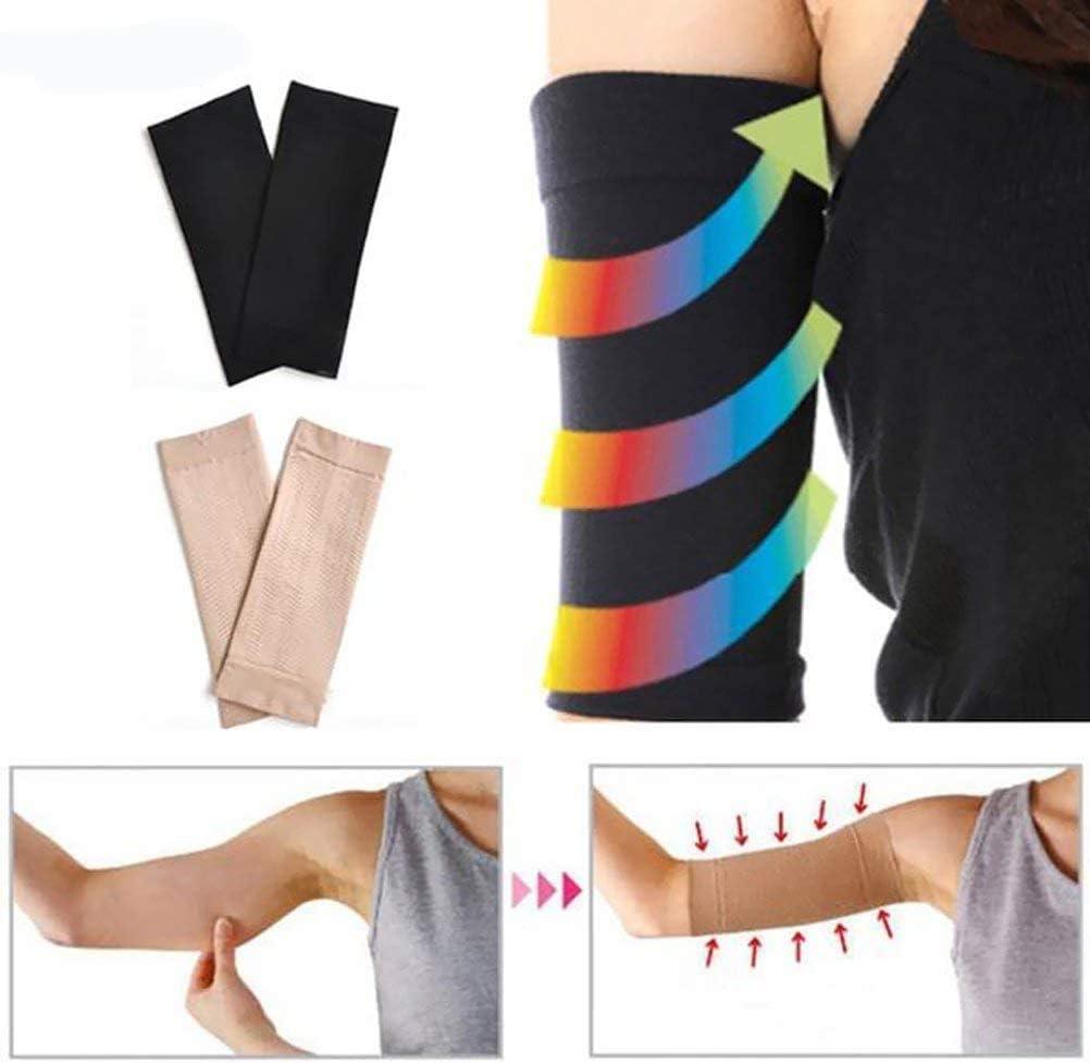 2 Pairs Arm Slimming Shaper Arm Compression Sunscreen Wrap Sleeve for Women Weight  Loss Upper Arm Shaper Helps Lose Arm Fat Toneup Arm Shaping Sleeves for  Beauty Women