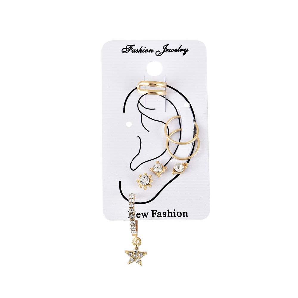 Claw Earrings for Women Multi Hoop Earrings in One That Look Like Multiple  Piercings 4 Claw Needle Earring Cuff Earrings for Women and Girls, Gold  Plated, Cubic Zirconia : Amazon.in: Fashion