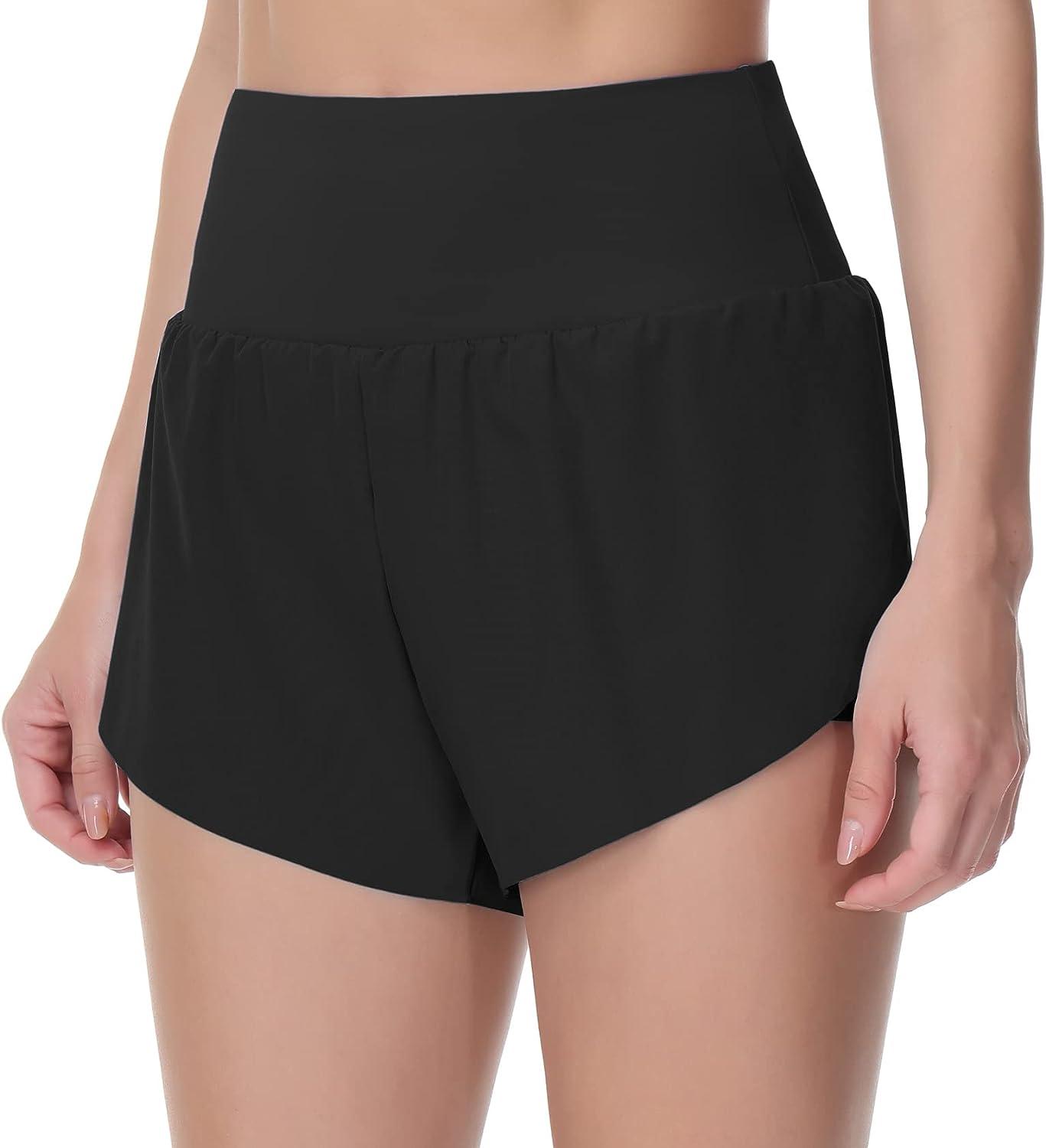 THE GYM PEOPLE Women's Loose Fit Lounge Shorts Drawstring Workout