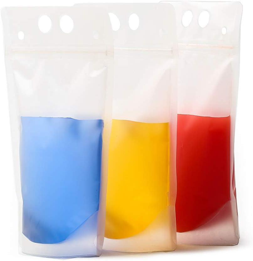 Reusable Drink Pouch 25 Drink Pouches with Straws Adult Drinking Pouch  Booze Bag
