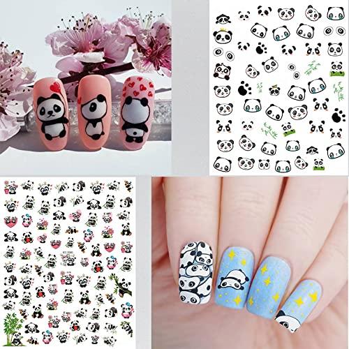 5D Embossed Cartoon Panda & Mahjong Tiles Assorted Designs Nail Art  Stickers – Color4Nails