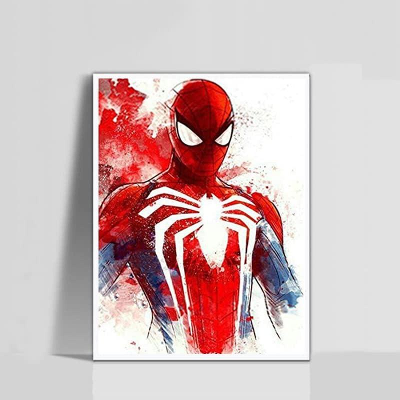 Meetmugum 5D DIY Spiderman Diamond Painting Kits - Full Round Drill Painting  by Number Kit Cross Stitch Puzzle Art Craft for Adults Home Decor  Gifts(12x16 Inches)