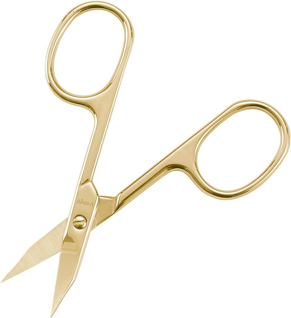 LIVINGO Premium Manicure Nail Scissors Multi-purpose Stainless Steel  Cuticle Beauty Grooming Kit for Eyebrow Eyelash