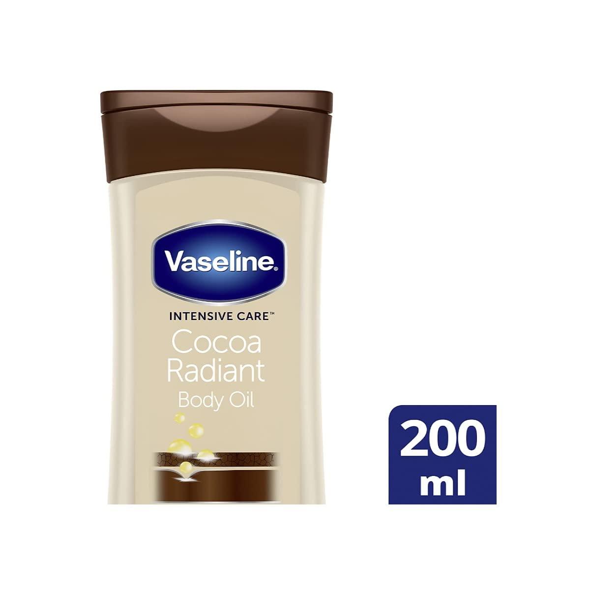 Vaseline Intensive Care Cocoa Radiant Gel Body Oil, 6.8 oz