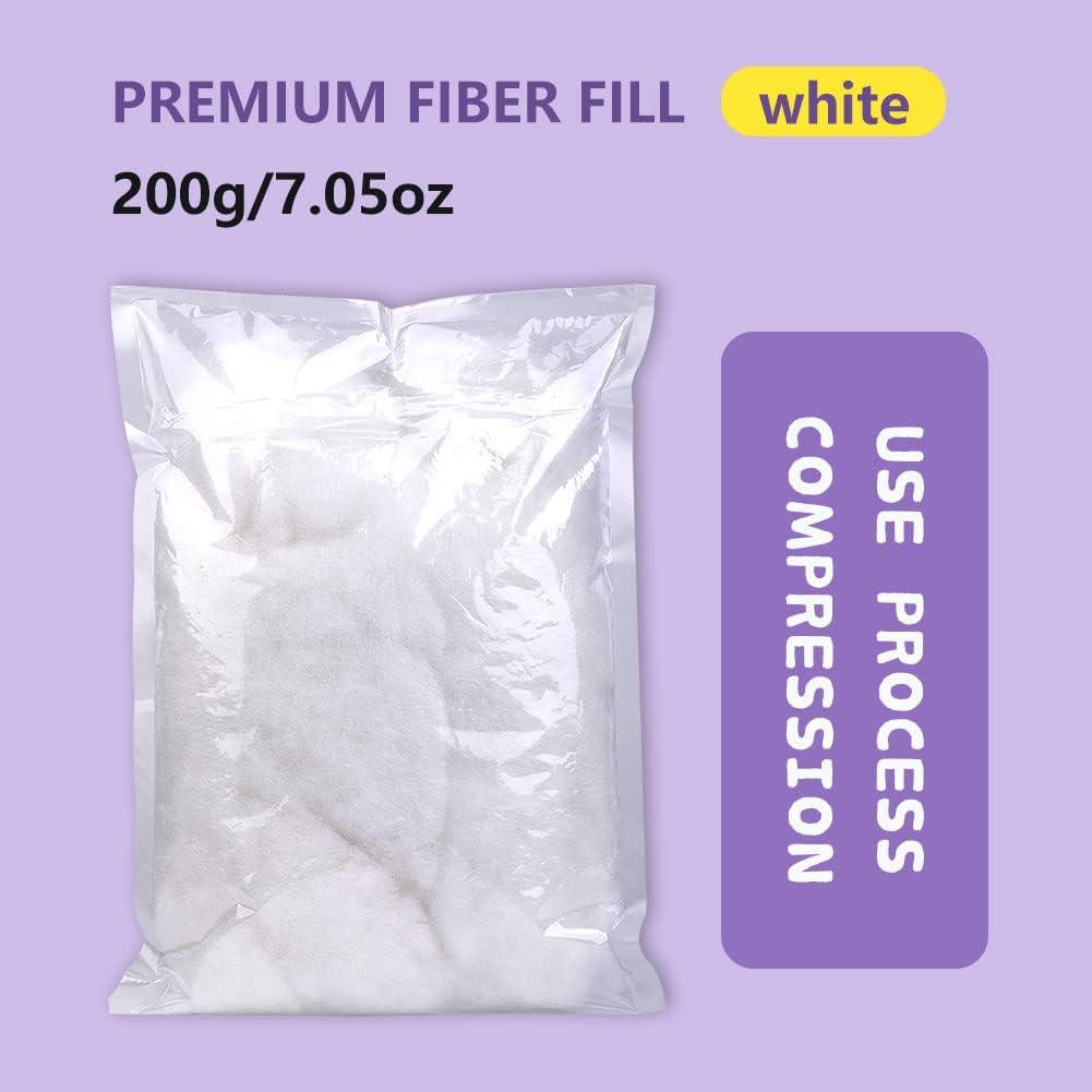  150g Polyfill Stuffing Fiber Fill, White Premium