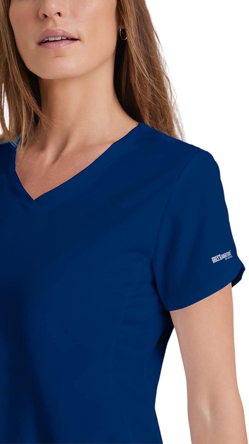 Grey's Anatomy 41423 V-Neck Top - 4 Pocket Crossover Scrub