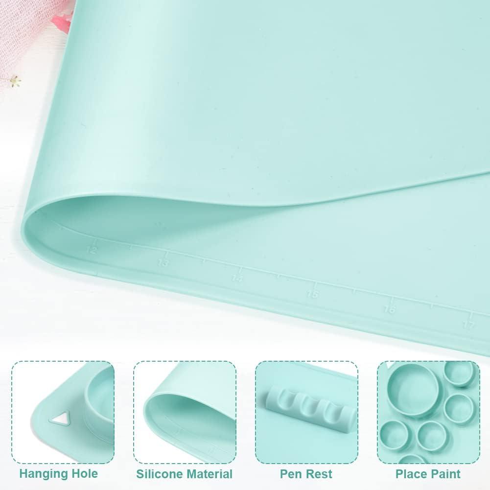 Silicone Craft Mat, 24x16 Large Painting Mat for Craft Resin