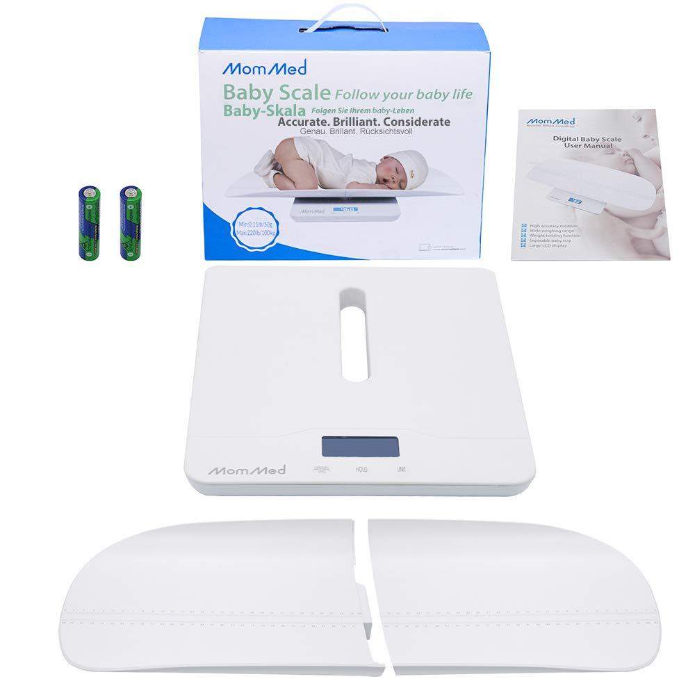 Digital Baby Scale - Multifunction Infant Scale, Toddler Scale & Pet Scale  With Collapsible Weighing Tray 4 Weighing Modes, 200 Lbs Max Medicalkingusa  : Target