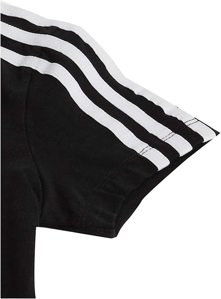 adidas Originals girls unisex-child Dress Medium Adicolor Black/White