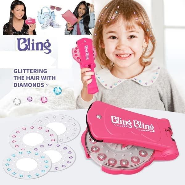 Fashion 180 Gems Blingers Deluxe Set Toy Pretend Play Jewel Refill Set DIY  Girls Hair Styling