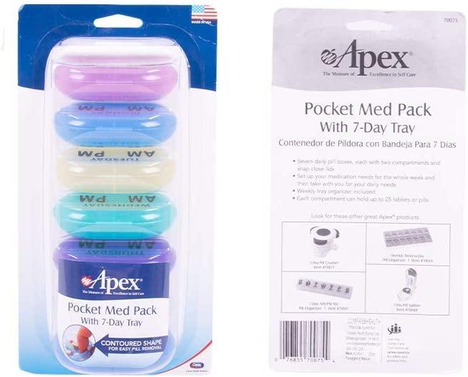 Apex Pocket Med Pack with 7-Day Tray