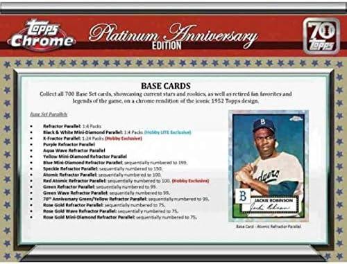 2021 Topps Chrome Platinum Anniversary Red Atomic Refractor /100