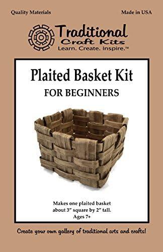 Traditional Craft Kits Coiled Basket Kit Beginners - Pine Needle - Basket  Weaving Kit Set Complete with Instructional Booklet and Basket Making  Supplies