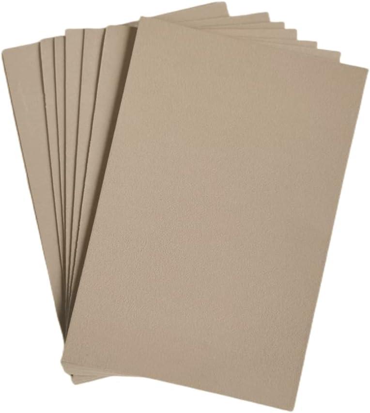 MAIMOUFIN 10 Sheets Sanded Pastel Paper 15.4 * 10.7inch Pastel Paper for  Dry Wet Painting Art Supplies Craft Paper Warm Color Sanded Paper for  Pastels Pencils & Charcoal Soft Pastels (Warm Brown)