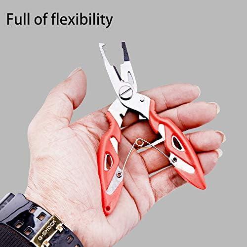 Stainless Steel Fishing Pliers Fishing Hook Remover Saltwater Resistant  Fishing Braided Line Cutter Scissors Fishing Tool