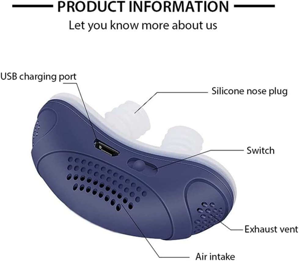 XUEMEIZI Anti Snoring Devices The First Hoseless Micro-Cpap Maskless Nasal  Congestion Respirators to Help Stop Oral Breathing and Stop Snoring
