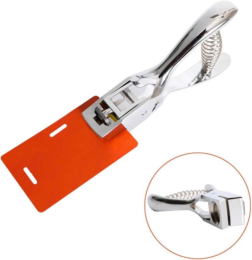 ID Card Slot Hole Punch Metal Puncher Plier Punching Tool for ID