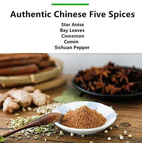 Authentic Chinese Five Spice Blend 1.05 oz, Gluten Free, All Natural Ground Chinese 5 Spice Powder, No Preservatives No MSG, Mixed Spice Seasoning