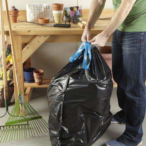 39 Gallon Trash Bags Drawstring 100 Count Large Heavy Duty Lawn
