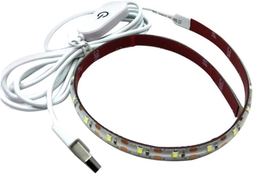 Mobestech 2pcs Sewing Machine LED Light Strips Self-Adhesive Strip Lights 2  Meters 5V USB 6500K