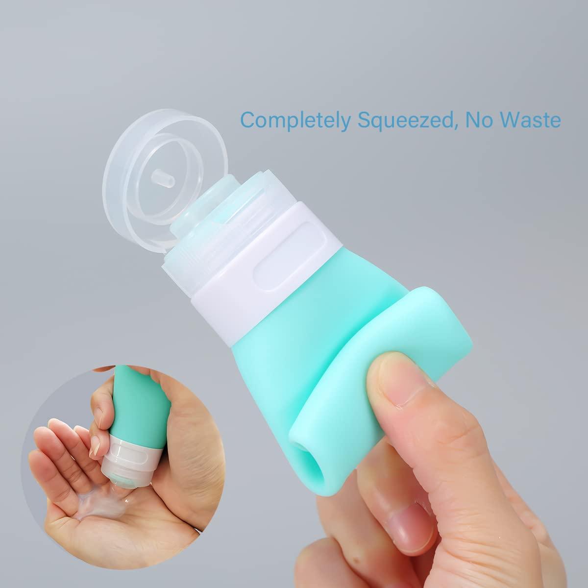 Refillable Empty Bottle Sucker Container Portable Silicone Travel  Accessories