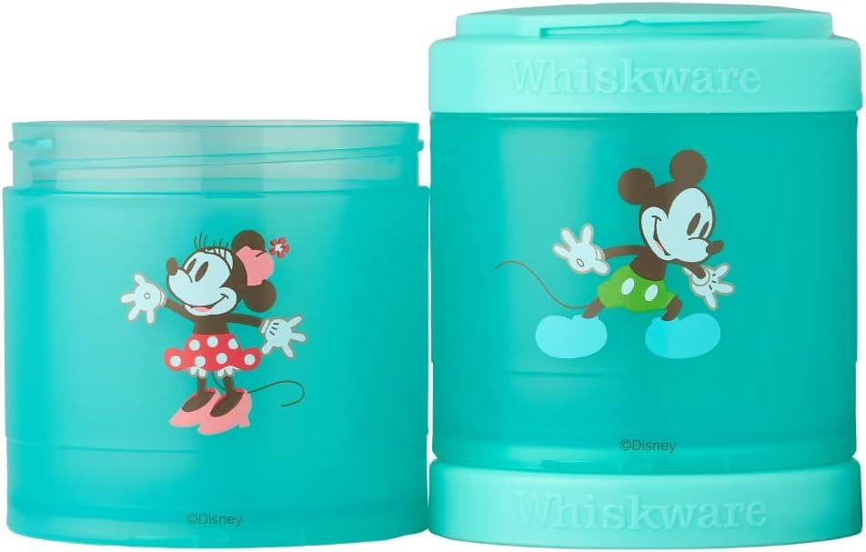 Whiskware Disney Stackable Snack Containers for Kids and Toddlers 3  Stackable Snack Cups for School and Travel Jasmine and Magic Carpet 1/3  cup+1 cup+1 cup Jasmine