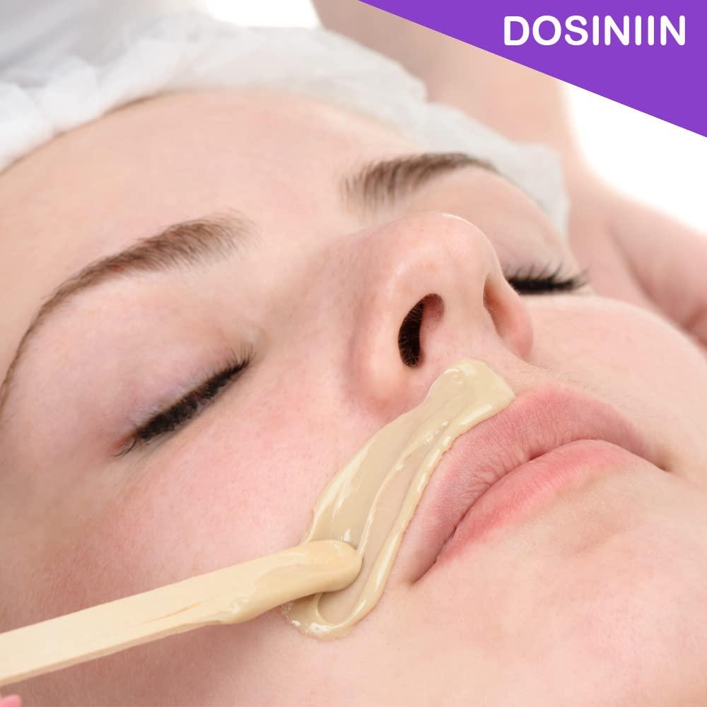 DOSIMIIN 4 Style Assorted Wooden Waxing Sticks 300 pack, Hair Removal Sticks  Applicator,Spatulas, For Brazilian