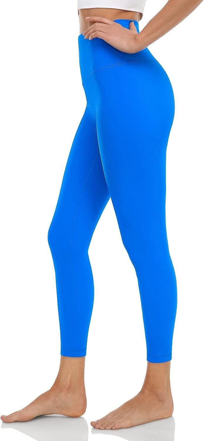 HeyNuts Pure&Plain 7/8 Athletic Leggings for Women, Buttery Soft
