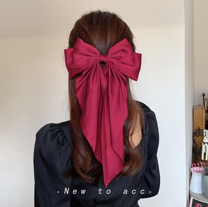 Korean Bow Hair Accessories, Ribbon Hair Clips Girls