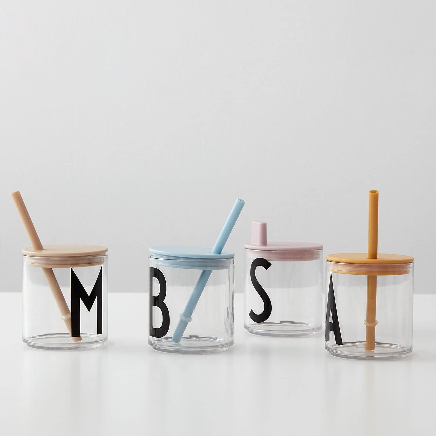 Drinking glass with lid and straw for kids – Baby Nest Boutique