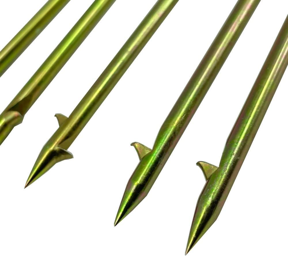 SPEARFISHING WORLD Multi-Prong Trident Harpoon Spear Tip for Hunting with  Speargun, Polespear and Hawaiian Sling