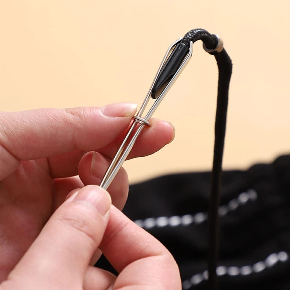 Metal Drawstring Threader, Metal Threader Tool Set, Metal Sewing Loop