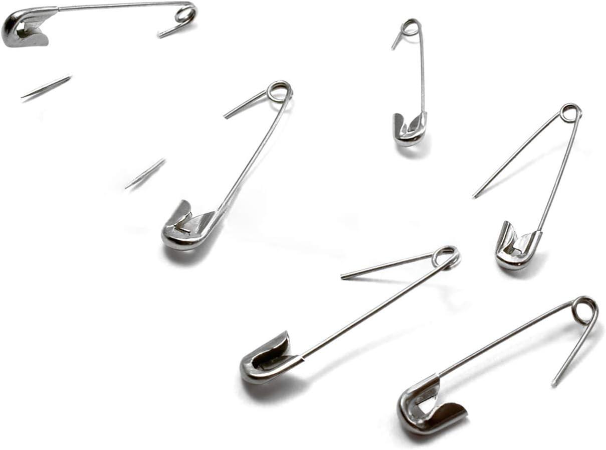  500Pcs Safety Pins Assorted, 1.5 Inch Rust-Resistant