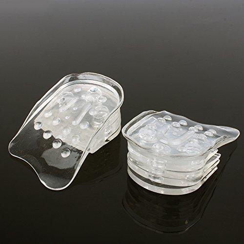 Silicone Invisible Height Increased Insoles for Shoes Men Gel Heel