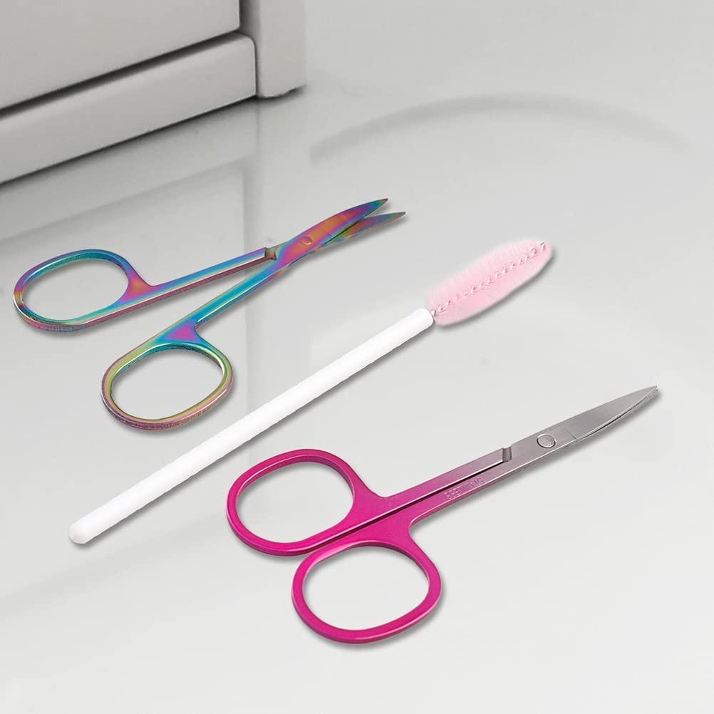 Titanium Eyebrow Scissors Mini Beauty Scissors Stainless Steel Trimming  Tools - China Makeup and Makeup Tools price