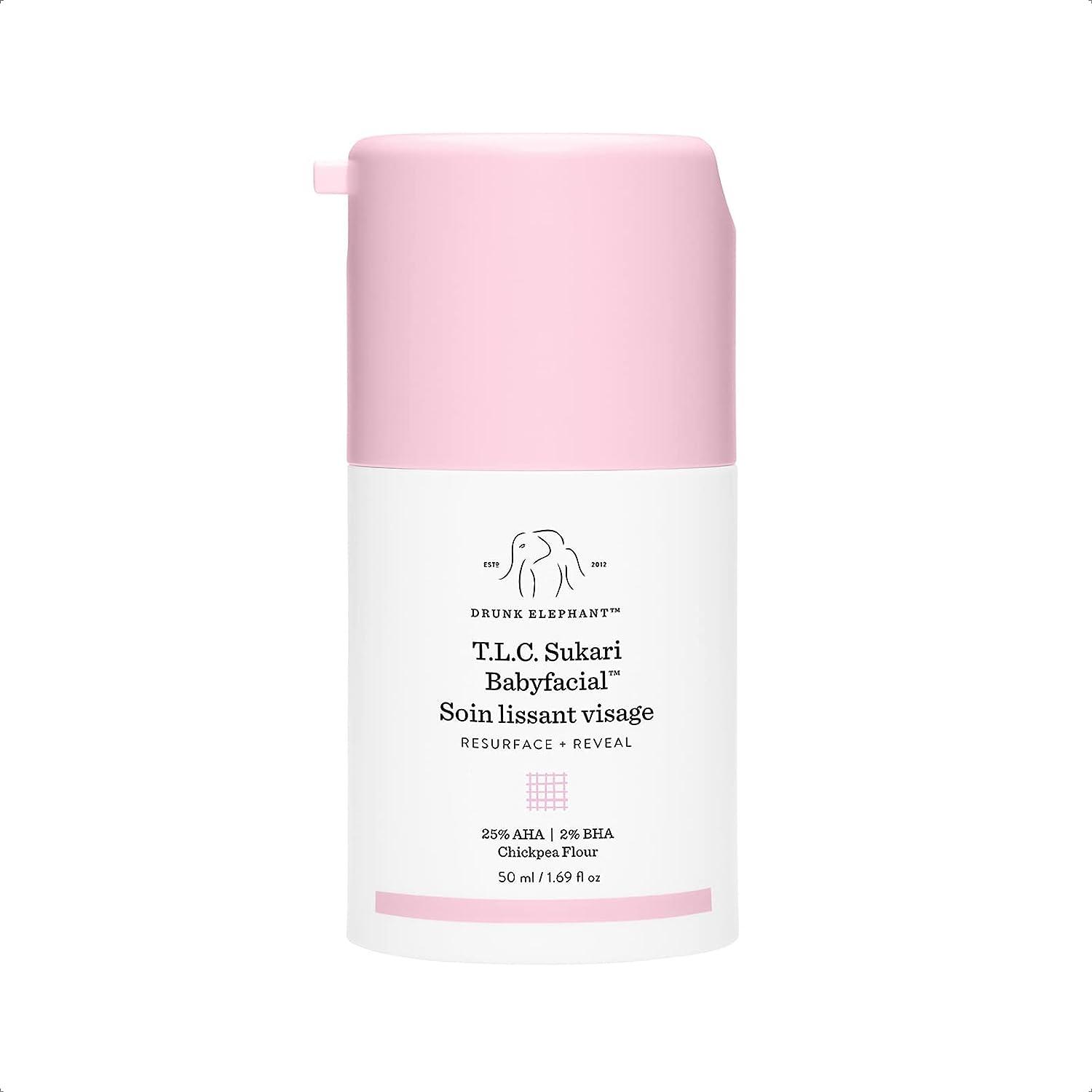 Drunk Elephant Full Sized Retro Renew Facial Duo- Skin Renewal Facial Duo  with T.L.C. Sukari Babyfacial (50 ml) and Lala Retro Whipped Cream Facial  Moisturizer (50 ml) : : Beauty