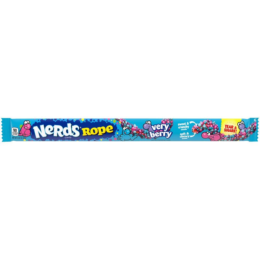 Nerds Candy, Rainbow, Rope - 24 pack, 0.92 oz ropes