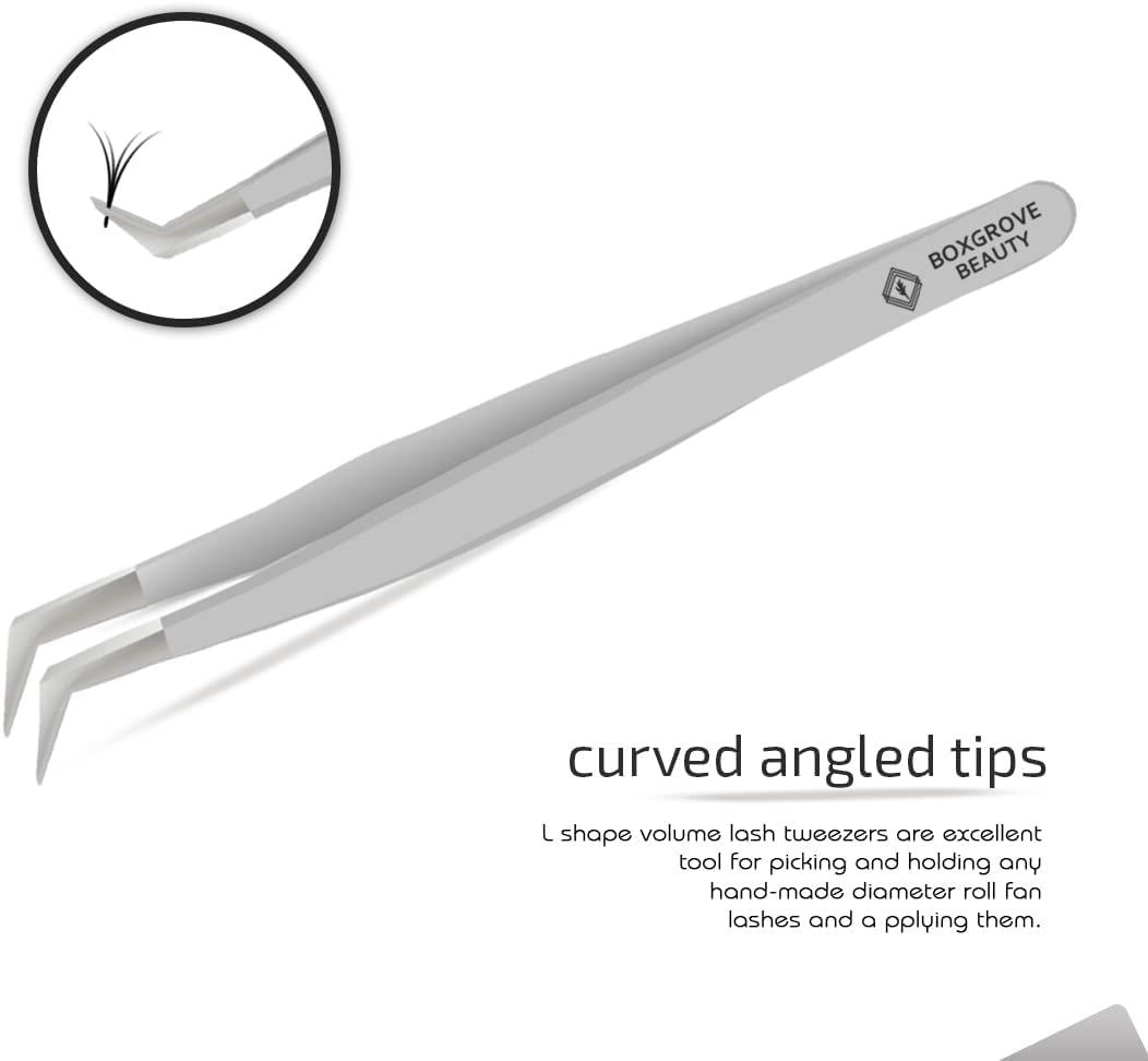 30° Angle Curved Tip Tweezers - Eyelash Extension Tweezers- I AM Lash