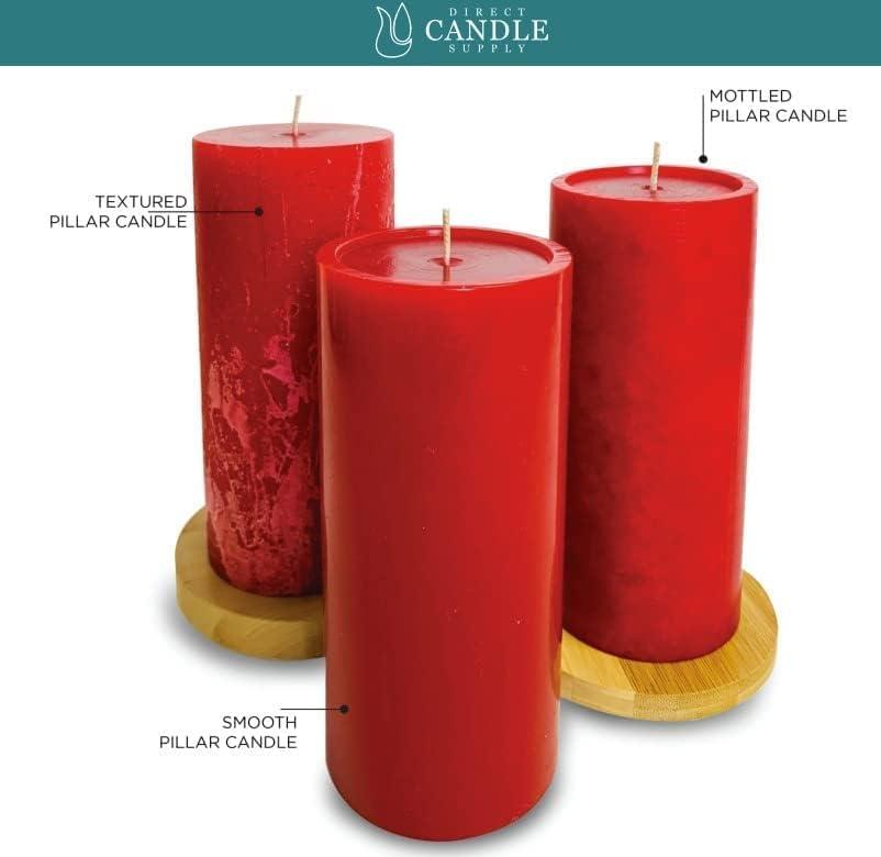 Mottled Pillar Candles  Candle Making Techniques