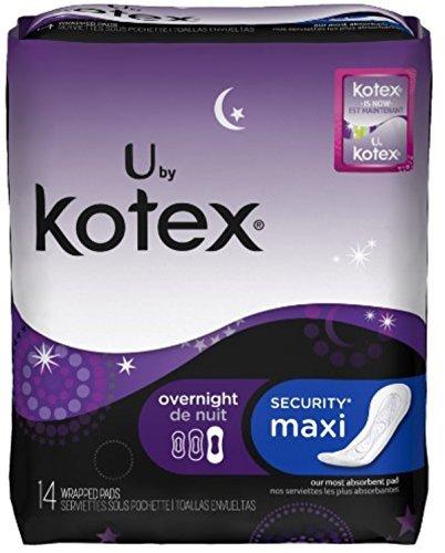 U by Kotex® Security® Maxi Pads Overnight