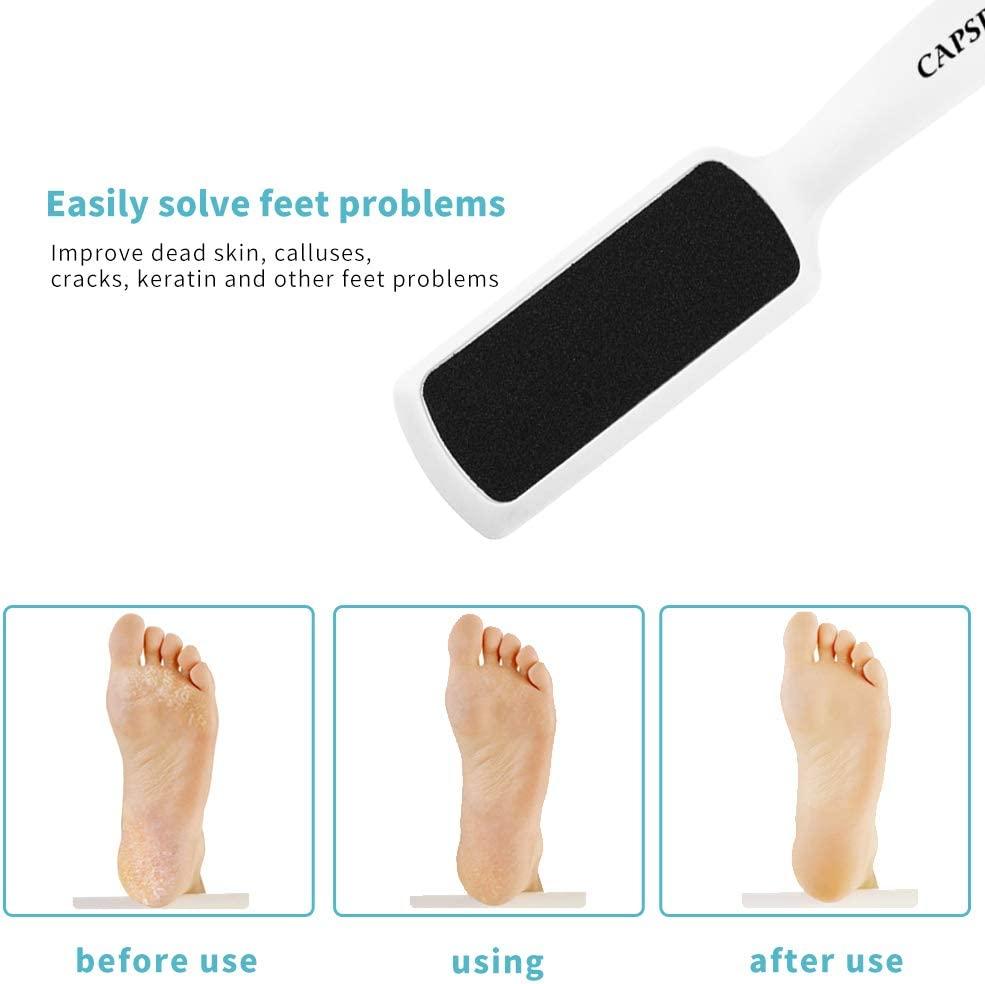 Double Sided Foot File Pedicure Foot Rasp File Foot Scraper Dead Skin  Remover For Feet Heel Callus Hard Skin Remover Foot Scrubber Foot  Exfoliator Foo