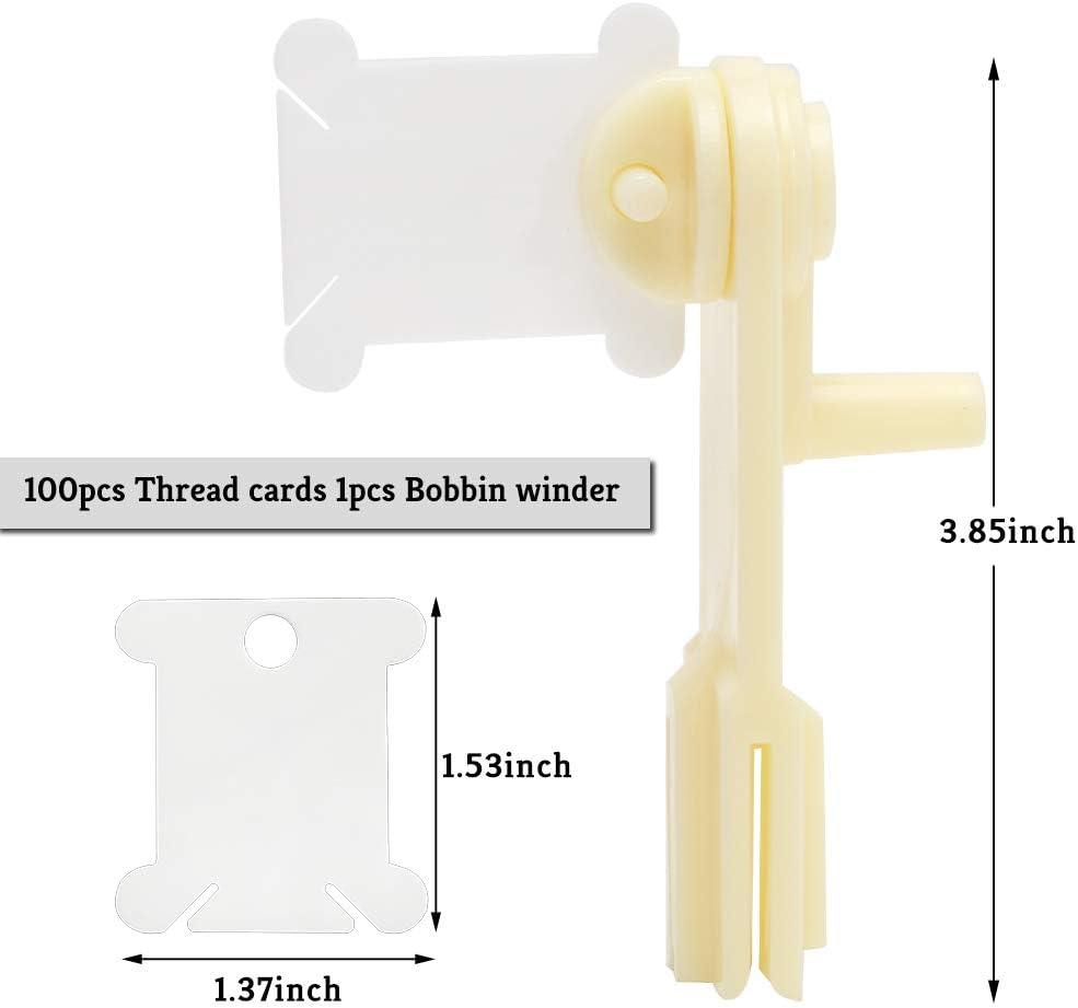 Plastic Floss Bobbins Embroidery Floss Winderembroidery Thread Holder 100  White in 2023