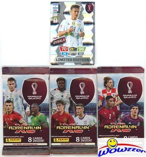 2022 Panini Adrenalyn XL World Cup Qatar Collectors TIN with 24 Cards &  Limited Edition! Imported! Look for Cards from Lionel Messi, Kylian Mbappe,  Christian Pulisic, Ronaldo & More! Imported! WOWZZER!