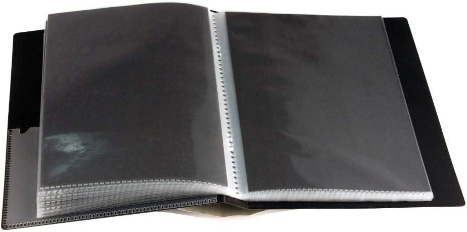Itoya ProFolio Evolution 8.5x11 Black Photo Album Book with 48 Pages -  Photo Album Art Portfolio Folder for Artwork - Picture Book Portfolio  Binder 
